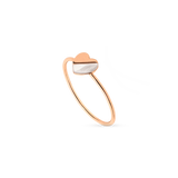 Blushed Heart Ring